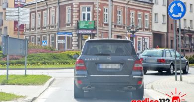 Pościg za terenowym mercedesem w Gorlicach