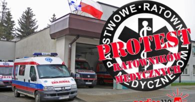 Gorlice: ratownicy medyczni rozpoczęli protest