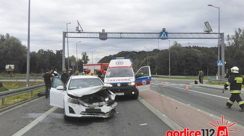 Wypadek na DK nr 28 w miejscowości Biecz. 07.06.2017