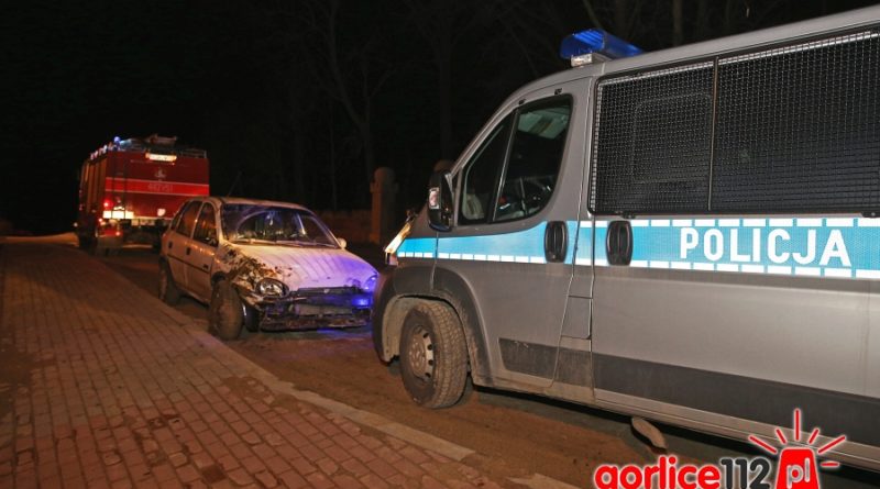 OSP Zagórzany najechali na zdarzenie drogowe