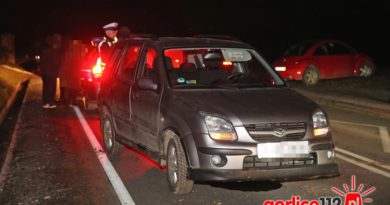 Potrącenie pieszego w m. Stróżówka (gmina Gorlice)