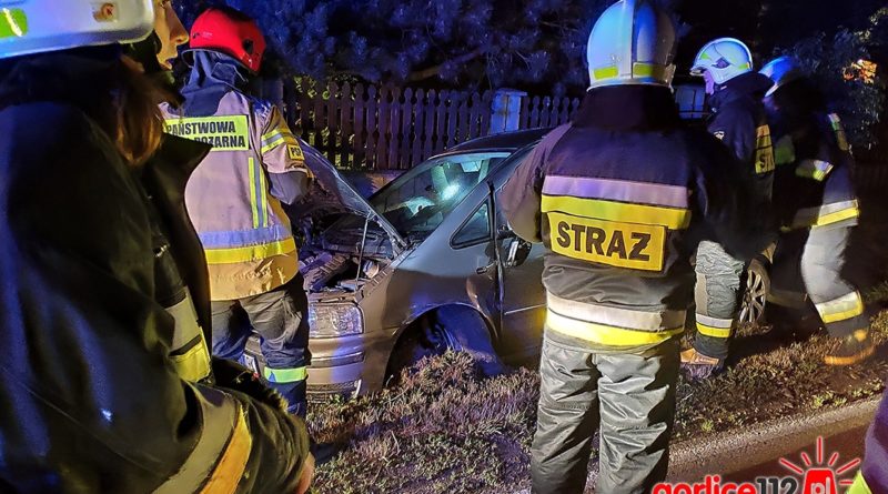 Moszczenica k. Gorlic: zderzenie dwóch pojazdów. Jeden z kierujących uciekał