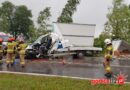 Łużna: wypadek na drodze wojewódzkiej nr 977. Zderzyły się dostawczy z ciężarowym!