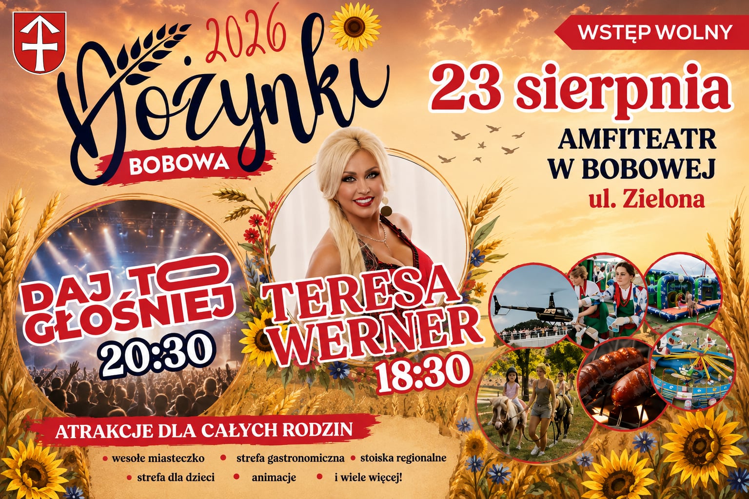 Gwiazdy wieczoru już znamy. Co jeszcze przygotowano na dożynki w Bobowej?