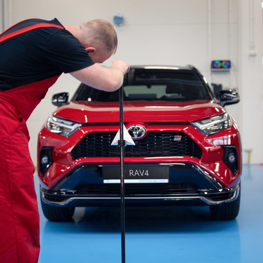 Oględziny szkody, ustawienie lamp - Toyota Jasło