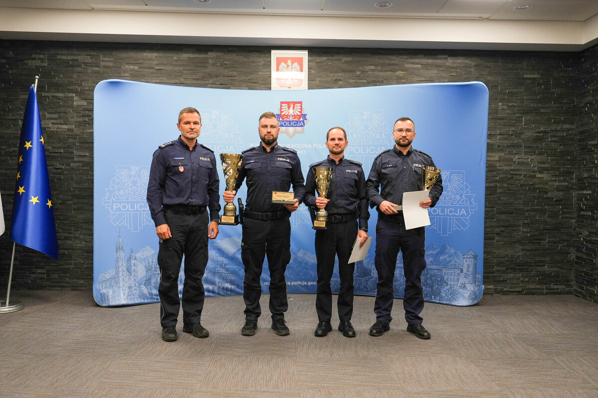 Sukces funkcjonariusza z Gorlic. Pokonał 21 policjantów z całej Małopolski